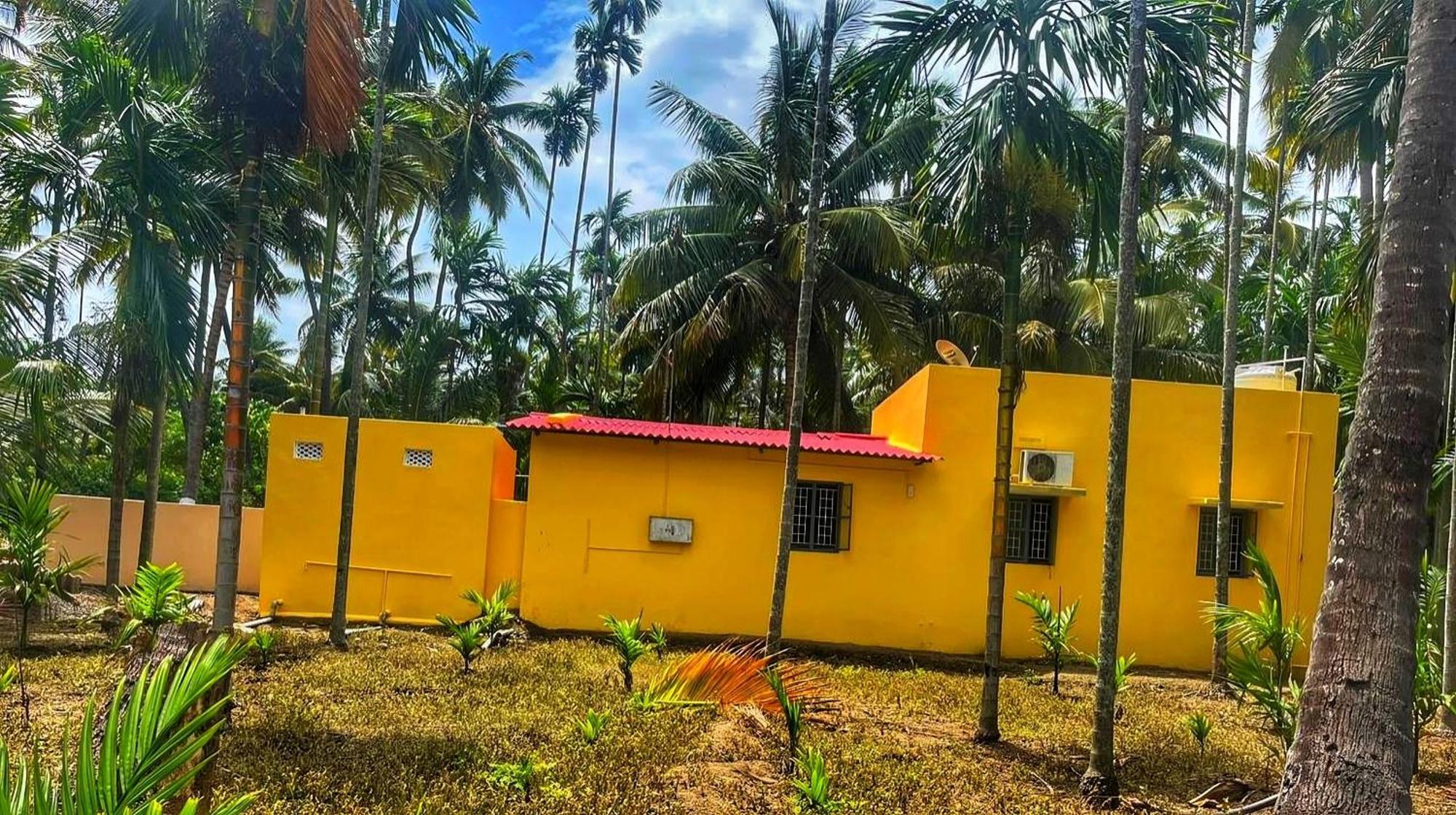 Shivalaya Farmstay Located Amdist Coconut Farm With River Access Near Isha,Adiyogi,Siruvani Alandurai Bagian luar foto